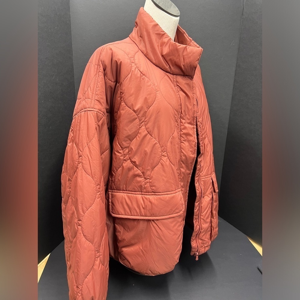 Puffer jacket nude color, NEW size XL - Picture 7 of 9